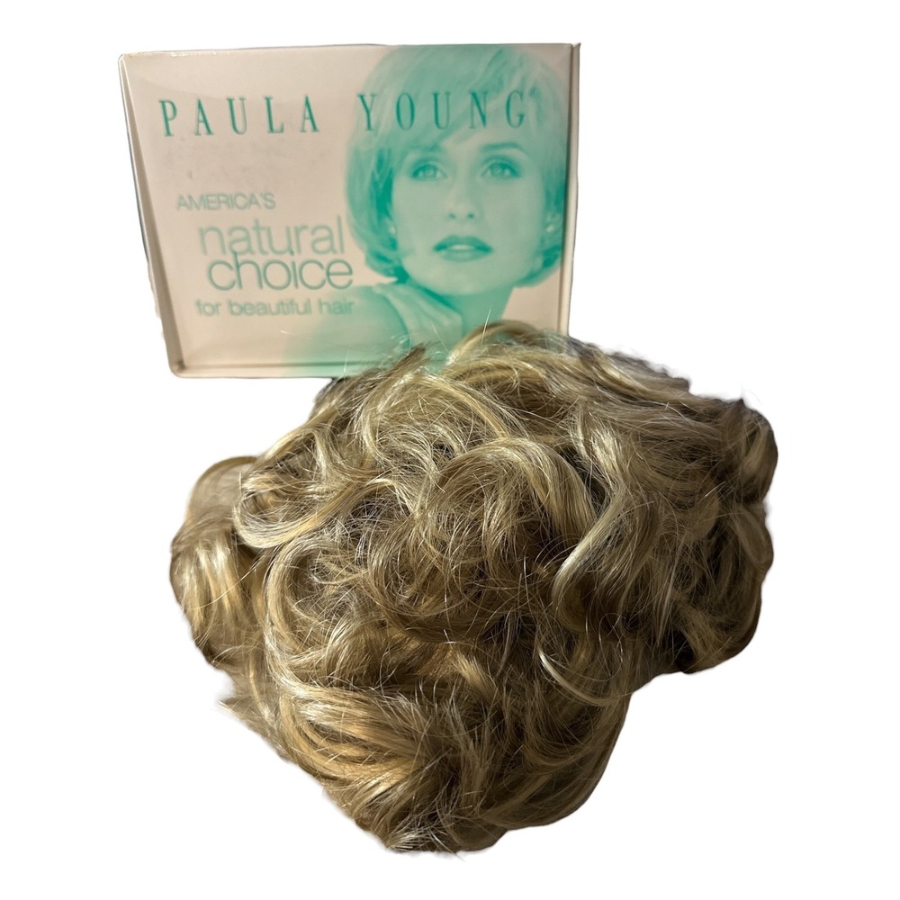 Paula Young Presto Change-O Hairpiece Wig Curly Comb Attachment A2183 1426A VTG